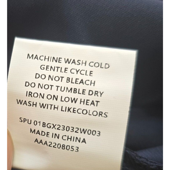 BloomChic Navy Blue Blouse - Picture 7 of 13